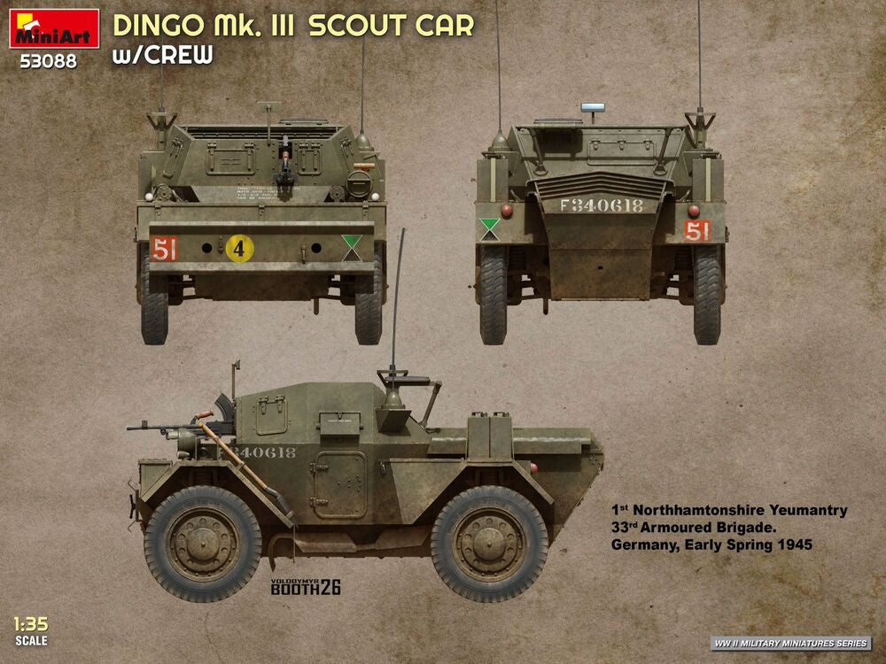 Dingo Mk. III Scout Car w/ Crew