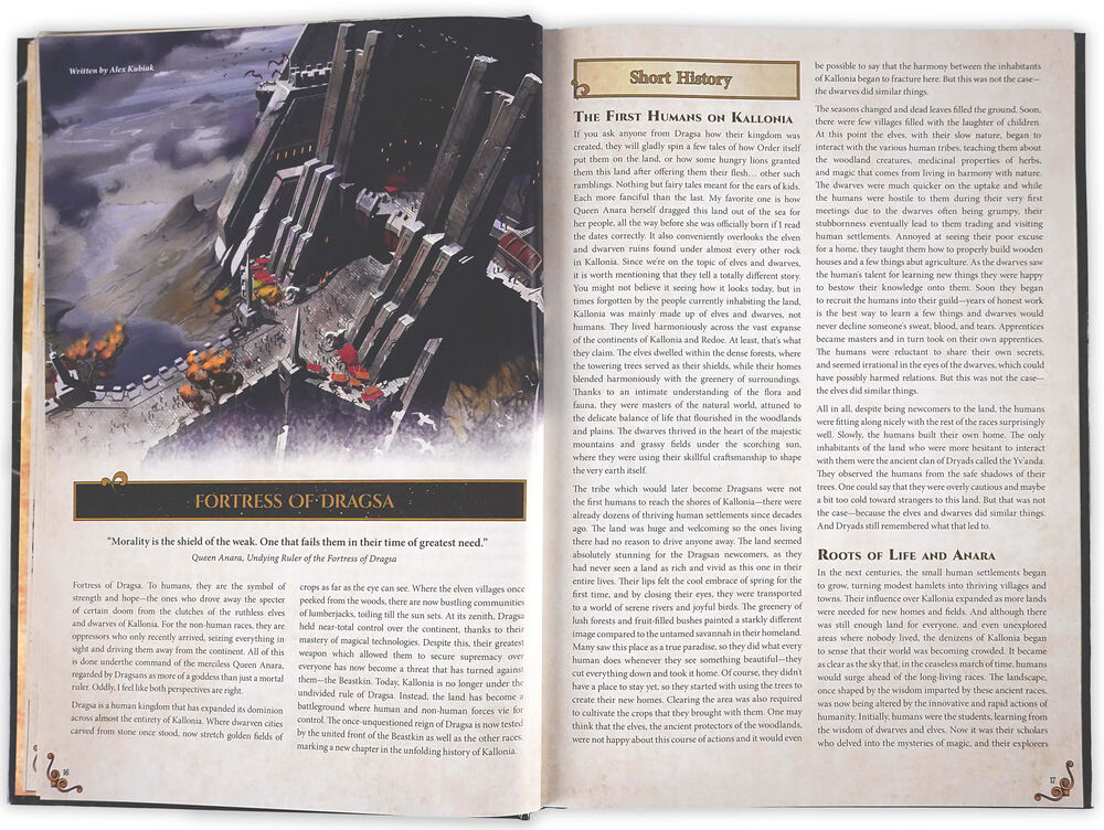 Dungeons & Lasers THE WORLD OF DEUSLAIR: RPG CAMPAIGN (hardcover)