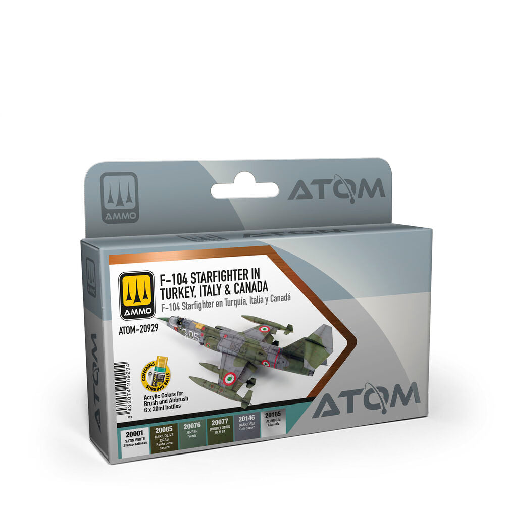 ATOM F-104 Starfighter in Turkey, Italy & Canada Set
