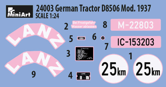 German Tractor D8506 Mod. 1937