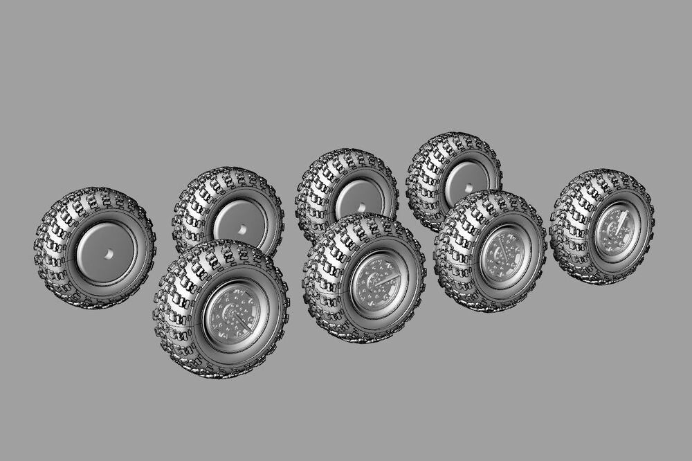 Wheels for 9K714 OKA (SS-23 Spider) for Hobby Boss