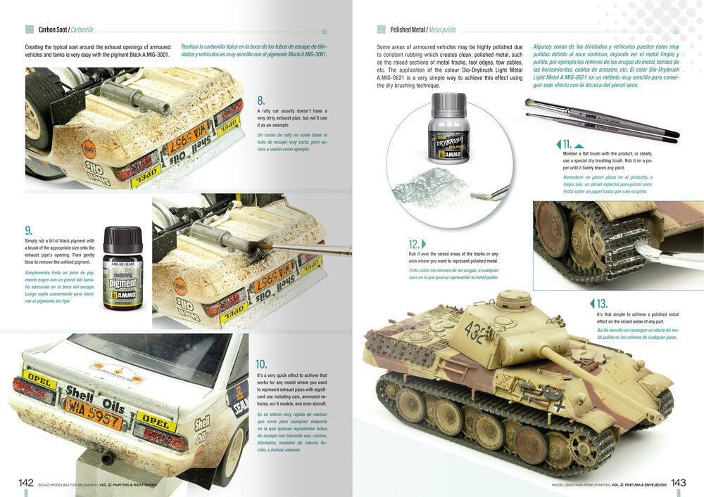 Scale Modeling for Beginners Vol. 2: Paint & Weathering - BILINGUAL BOOK