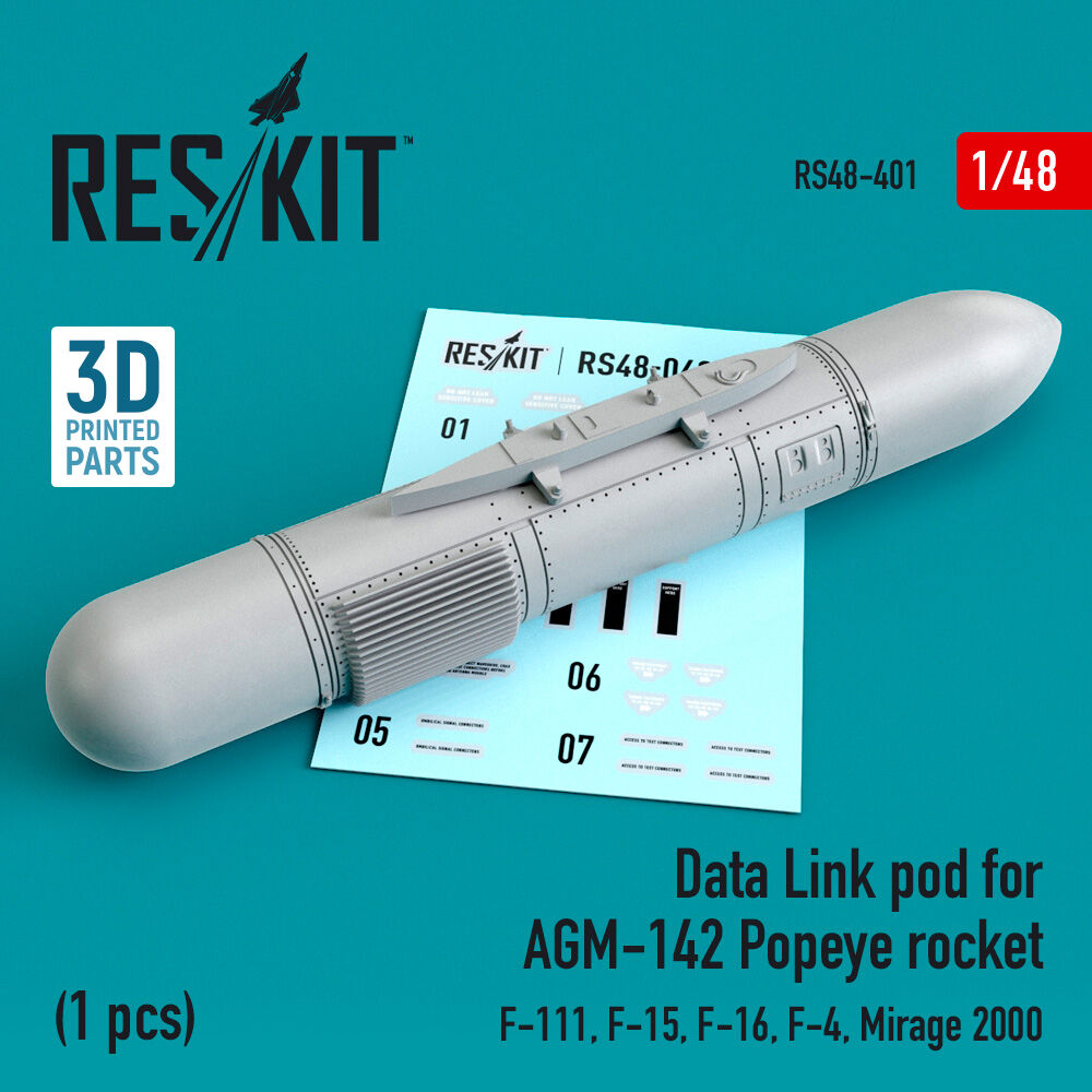 Data Link pod for AGM-142 Popeye rocket (F-15, F-16, F-4, Mirage 2000, F-111)