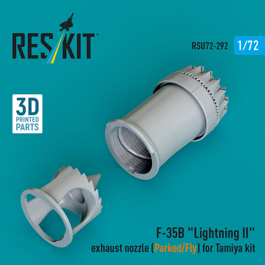 F-35B Lightning II exhaust nozzle (Parked/Fly) for Tamiya kit (3D printed)