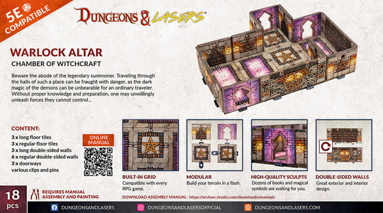 Dungeons & Lasers Expansion Set: WARLOCK ALTAR