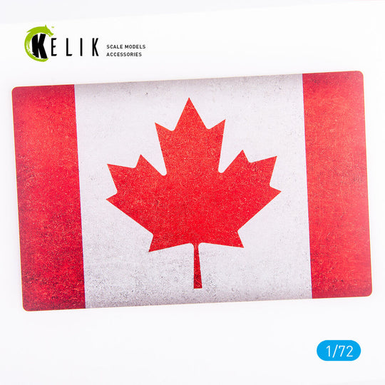 Canada Flag - Base - Acrylic 3 mm (280 x 180 mm) (170 g)