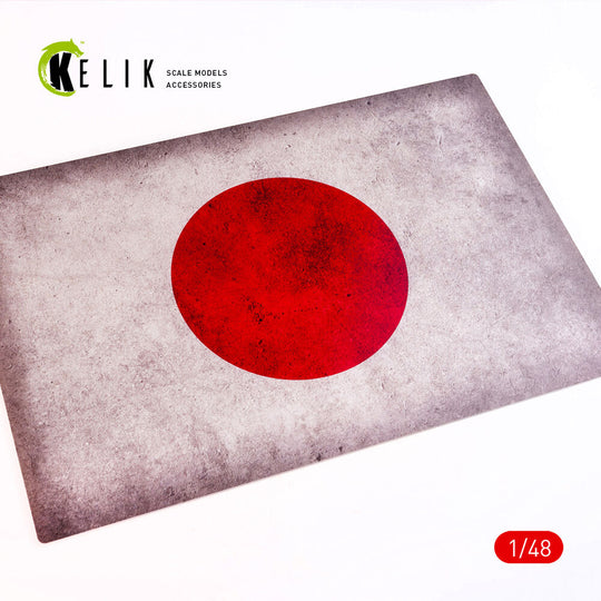 Japan Flag - Base - Acrylic 3 mm (410 x 270 mm) (410 g) (1/72 - 1/32)