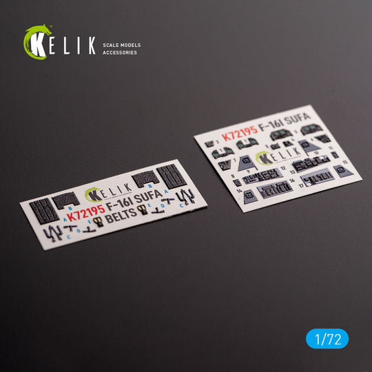 F-16I - interior 3D decals for Hasegawa kit