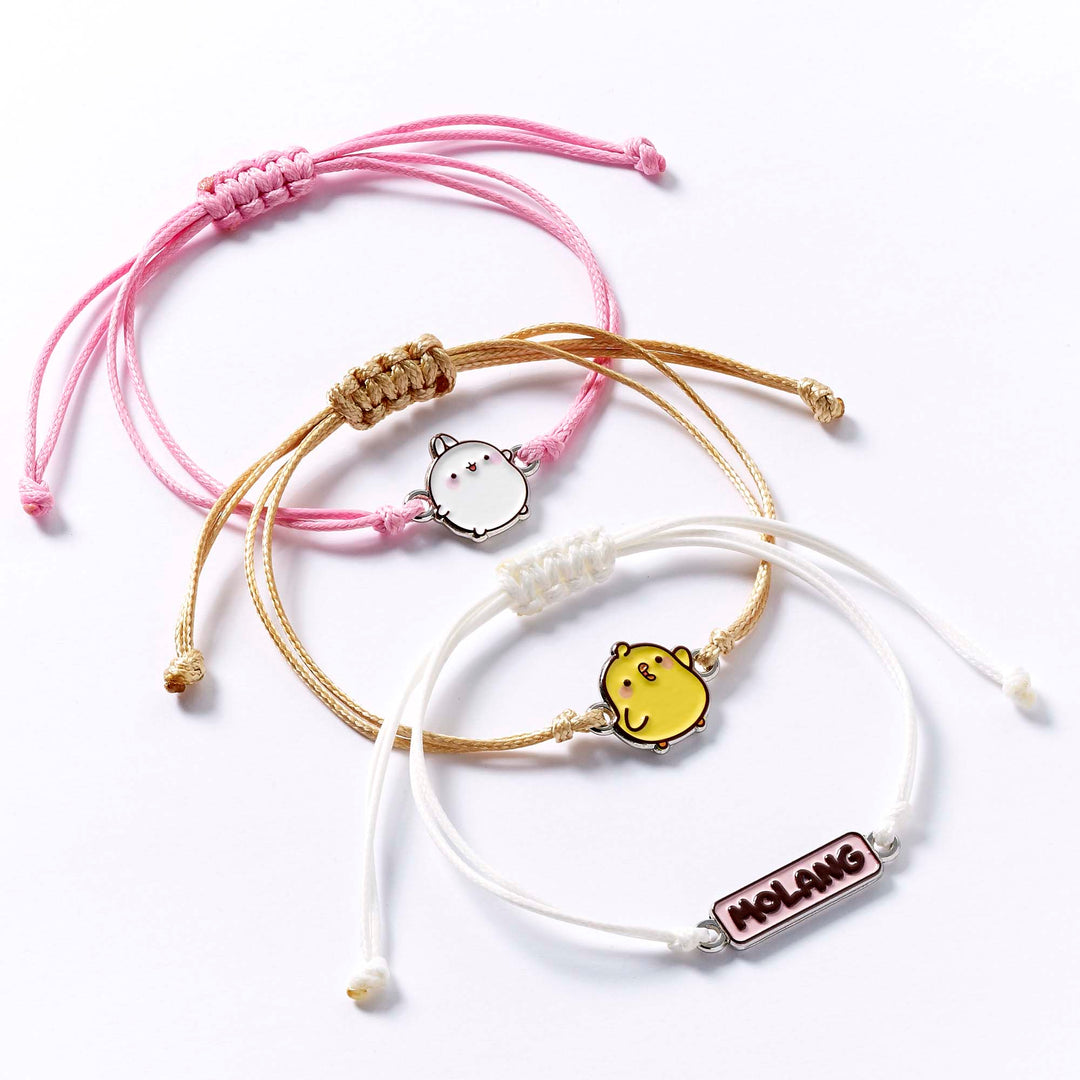 MOLANG & Piu Piu - Set of 3 Friendship Bracelets