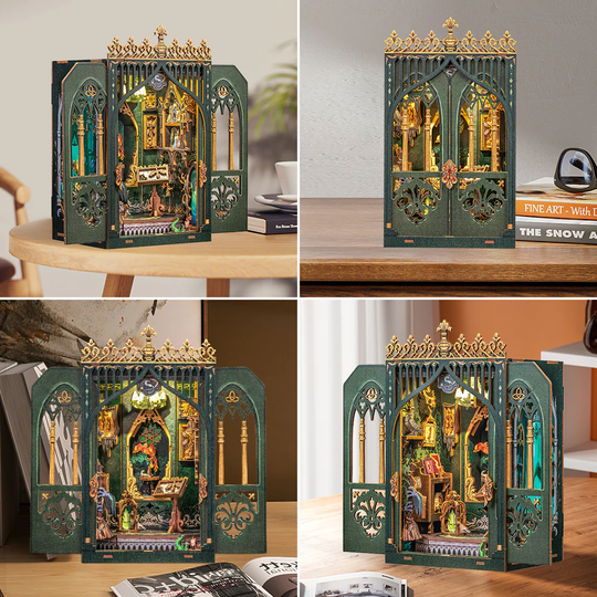 MINIATURE HOUSE - DIY - The Darkness Herbarium - 90pc + LED Light