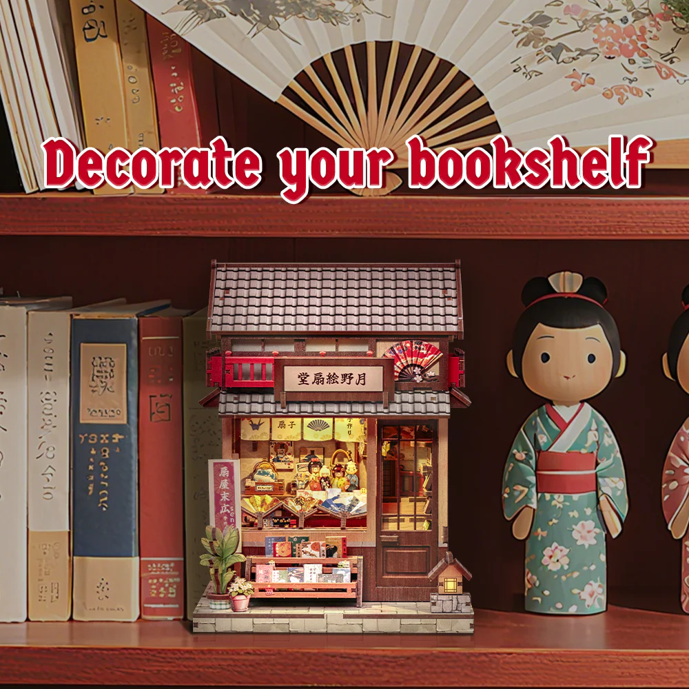 MINIATURE HOUSE - DIY- Tsukino Eogi-Dou - 224pc + LED Light
