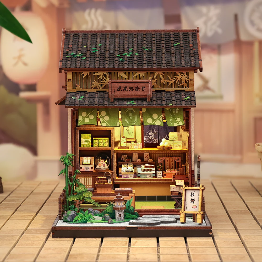 MINIATURE HOUSE - DIY- Kanmi-Dokoro Kurihara - 227pc + LED Light
