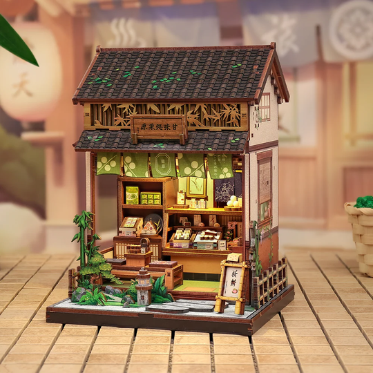 MINIATURE HOUSE - DIY- Kanmi-Dokoro Kurihara - 227pc + LED Light