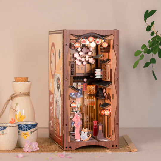 BOOK NOOK KIT - DIY - Under The Sakura Tree - 214pc + LED Light