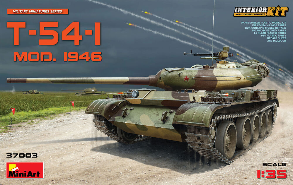 T-54-1 Soviet Medium Tank Interior Kit