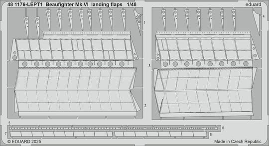 Beaufighter Mk.VI landing flaps for Revell