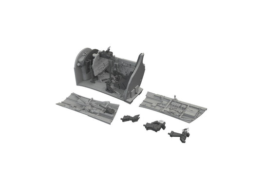 P-40E cockpit w/ late seat PRINT  EDUARD