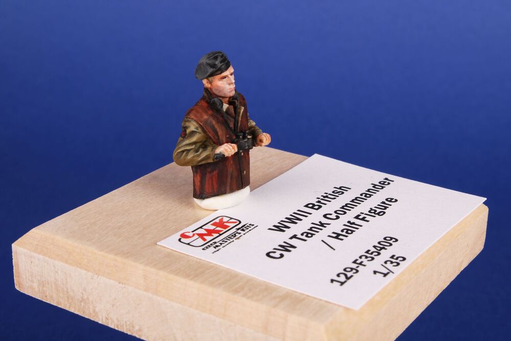 WWII British CW Tank Commander / Half Figure