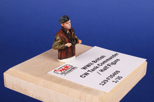 WWII British CW Tank Commander / Half Figure