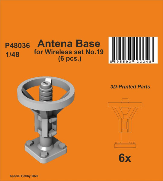 Antena Base for Wireless set No.19 (6 pcs.)