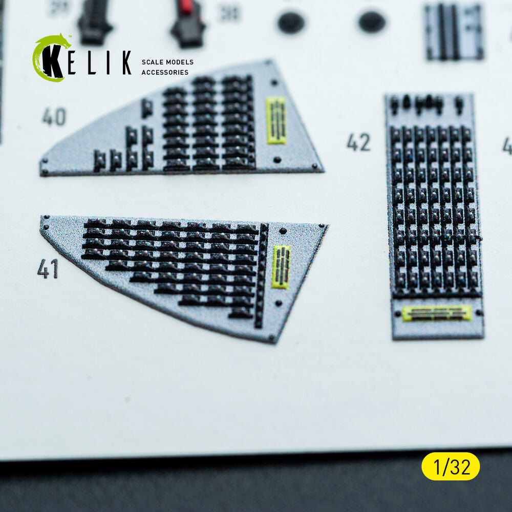 F-14A - interior 3D decals for Tamiya kit