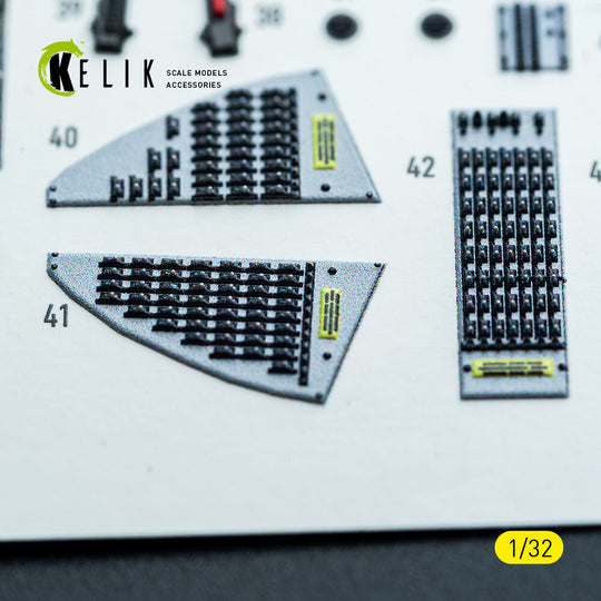 F-14A - interior 3D decals for Tamiya kit