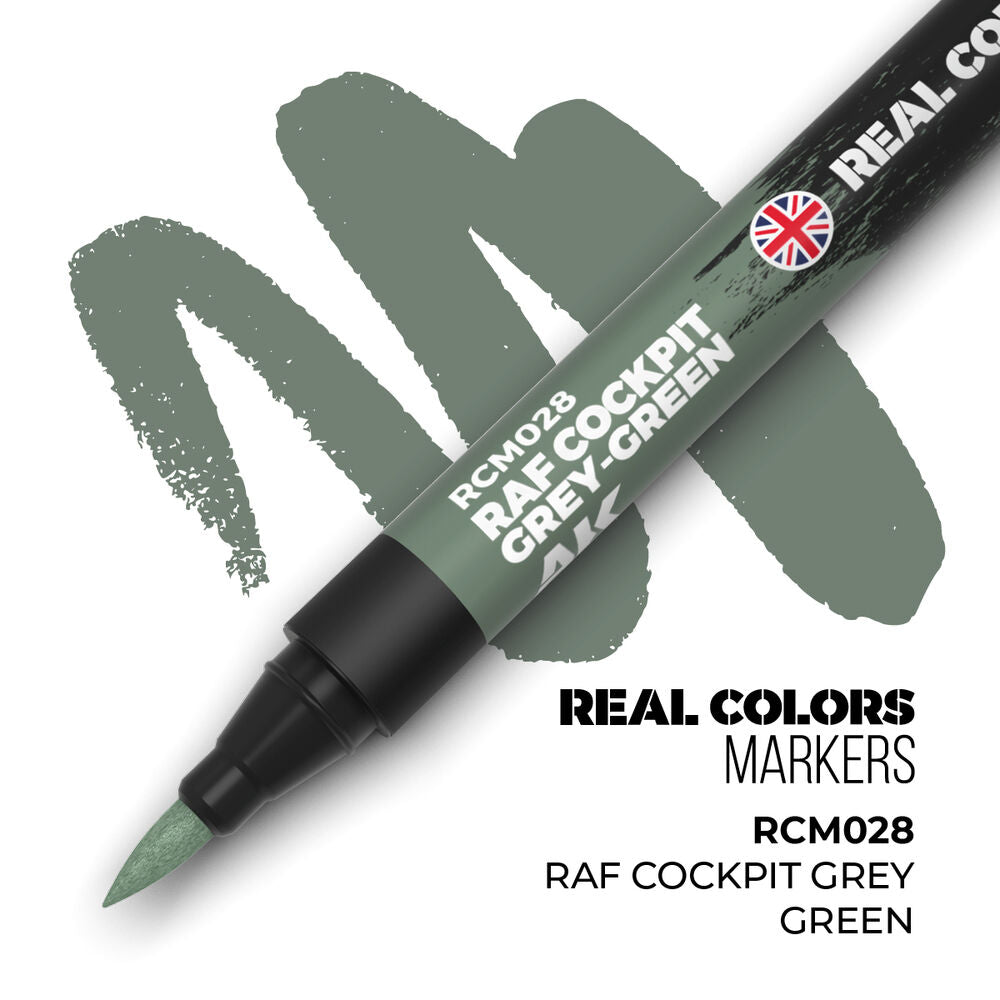 Real Colors Markers: RAF COCKPIT GREY-GREEN