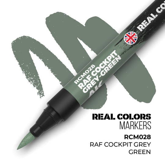 Real Colors Markers: RAF COCKPIT GREY-GREEN