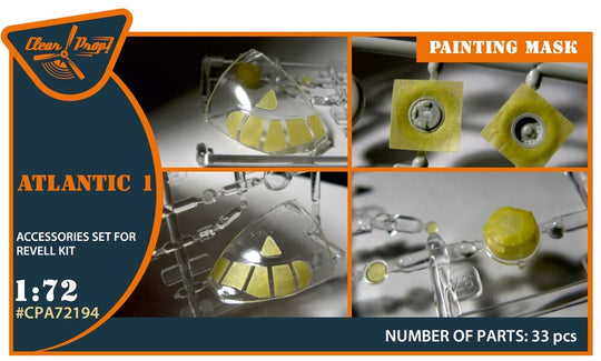 ATLANTIC 1 painting mask for REVELL kit