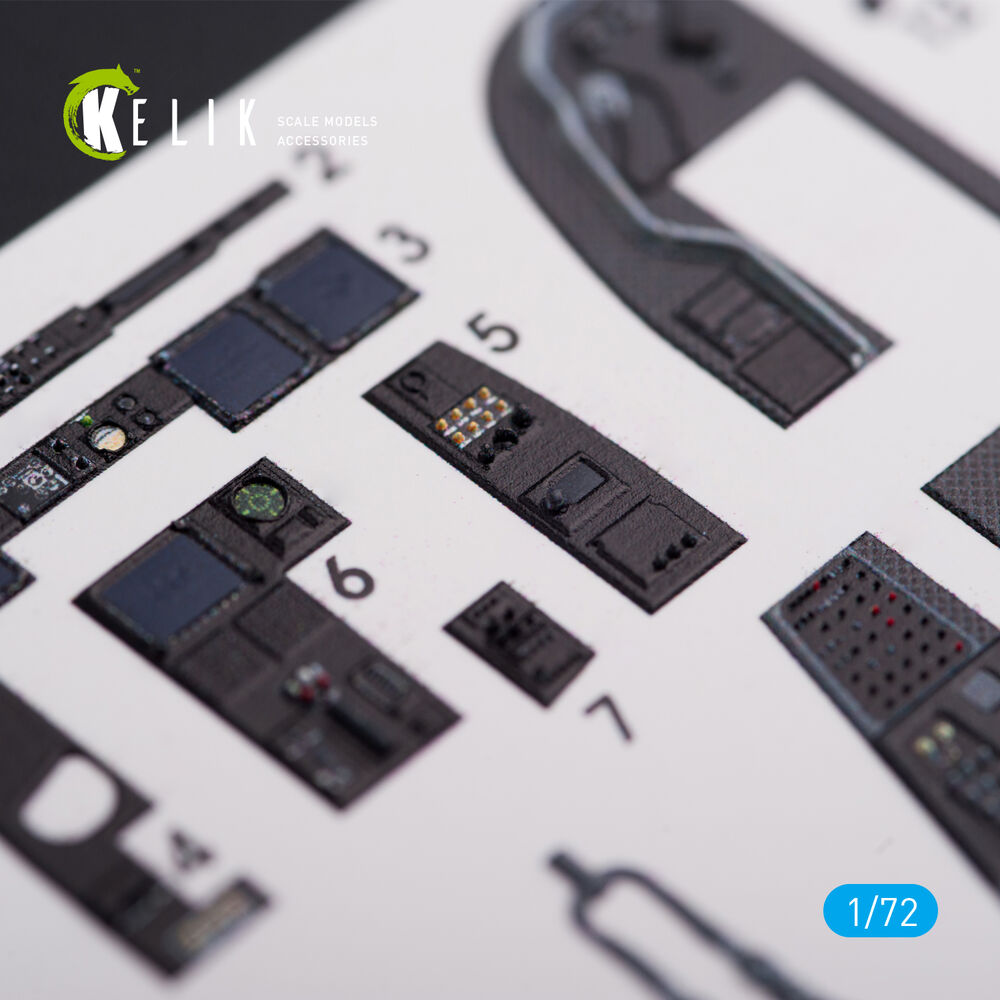 V-22 Osprey interior 3D decals for Hasegawa kit