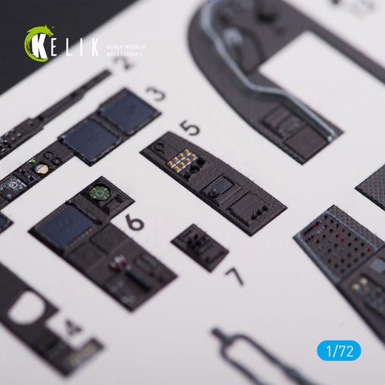 V-22 Osprey interior 3D decals for Hasegawa kit