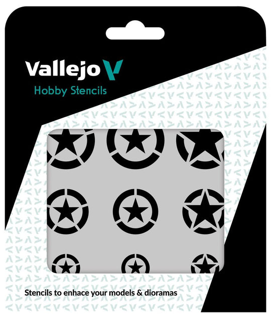 Vallejo Stencils: USAF Marks 125 x 125 mm
