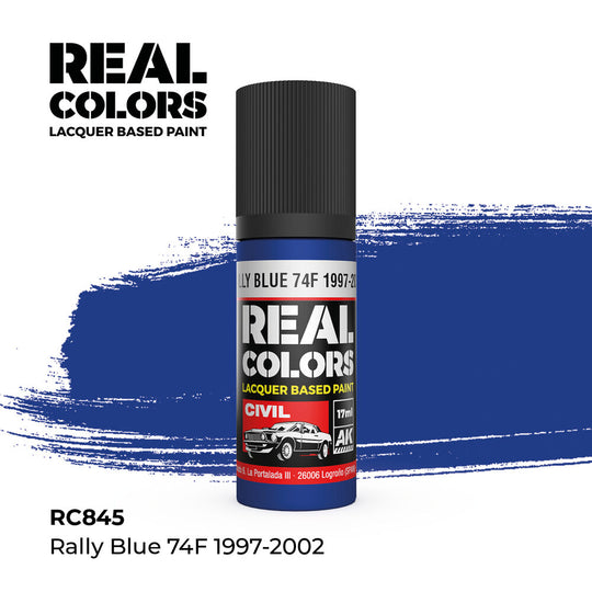 Real Colors: Rally Blue 74F 1997-2002 17 ml.