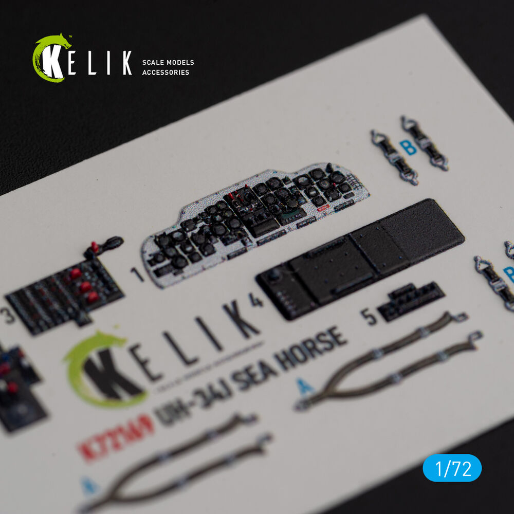 UH-34J SEA HORSE - interior 3D decals for Italeri kit
