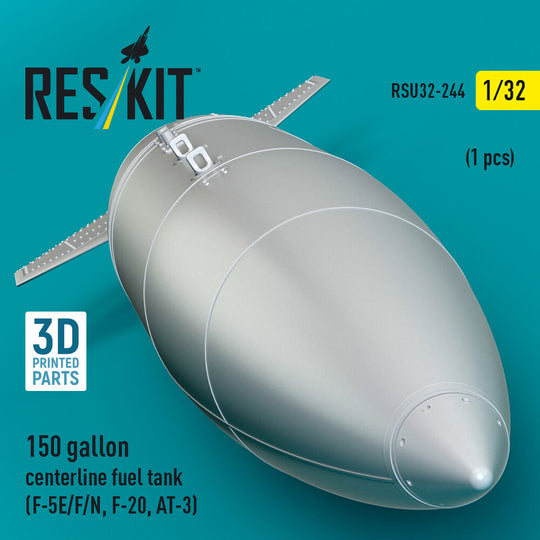 150 gallon centerline fuel tank (F-5E/F/N, F-20, AT-3) (1 pcs) (3D Printed)