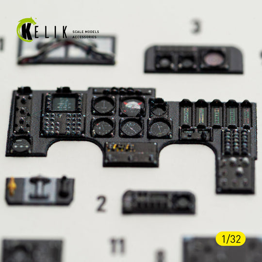 OV-10D Bronco - interior 3D decals for Kitty Hawk/Zimi models kit