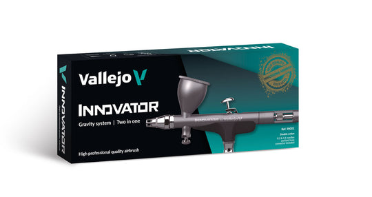 Airbrush: INNOVATOR By Vallejo. Gravity System. Two in One