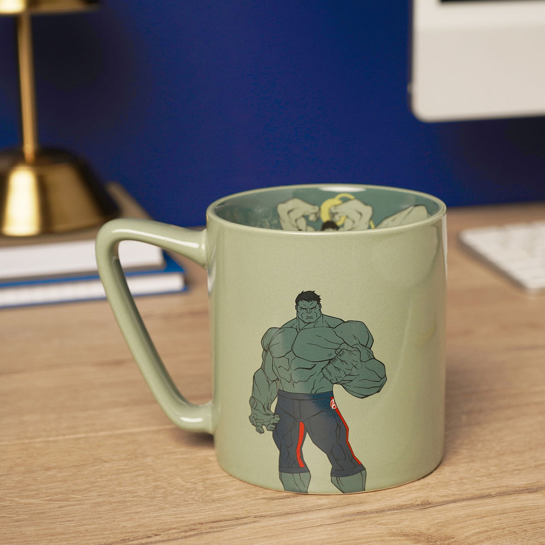 Marvel The Avengers Mug with Inside Decal - Hulk