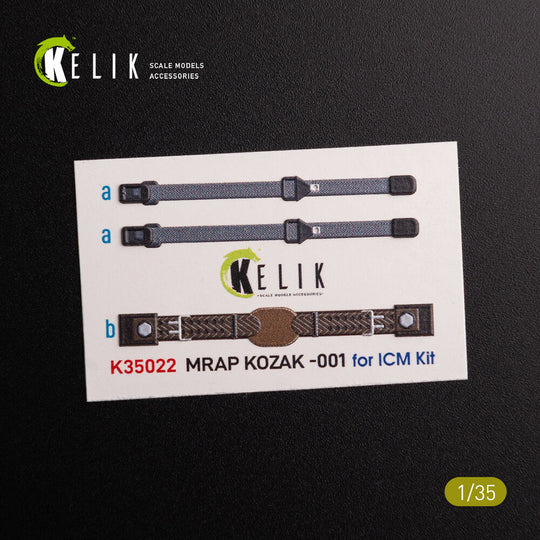 Kozak-001 Ukrainian MRAP 3D decals for ICM kit