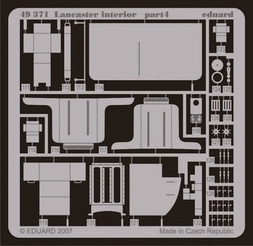 Lancaster interior für Tamiya Bausatz
