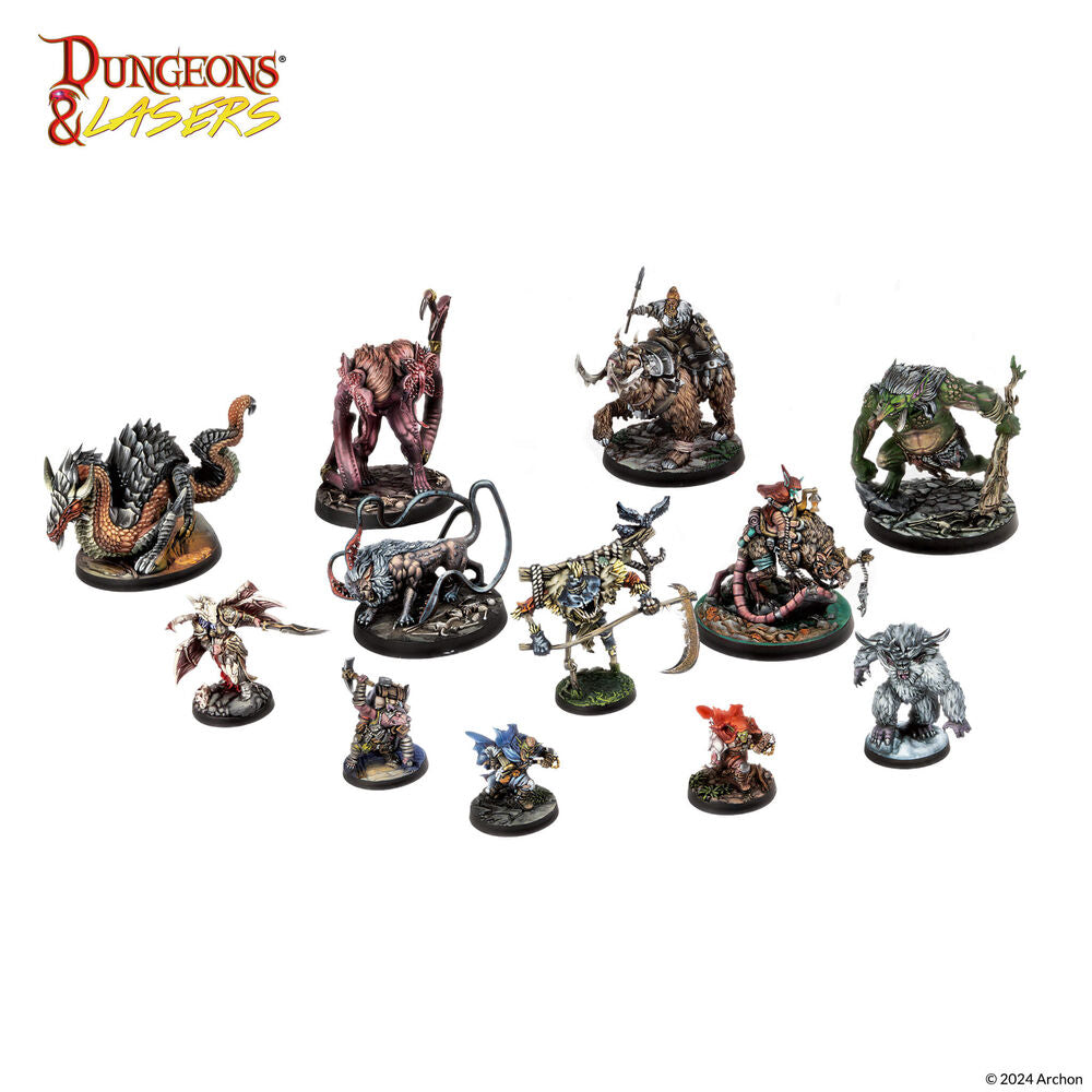 Dungeons & Lasers Miniatures: HORRORS OF DEUSLAIR