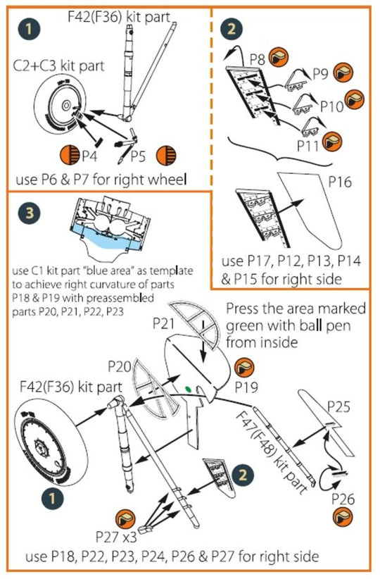 I-16 type 5 EXTERIOR PE parts for CP kits