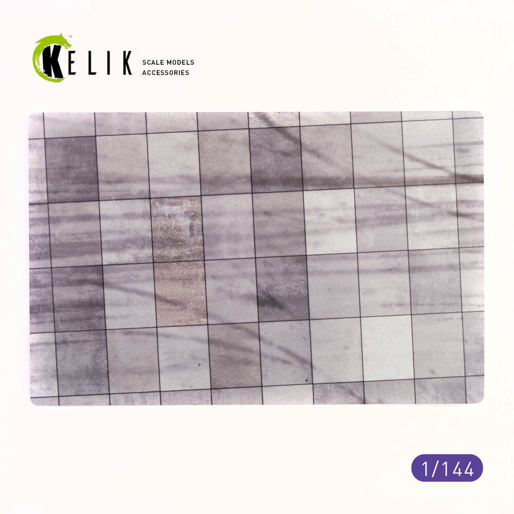Civil Concrete runway Base - Acrylic 3 mm (280 x 180 mm) (170 g)