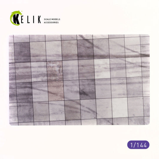 Civil Concrete runway Base - Acrylic 3 mm (280 x 180 mm) (170 g)
