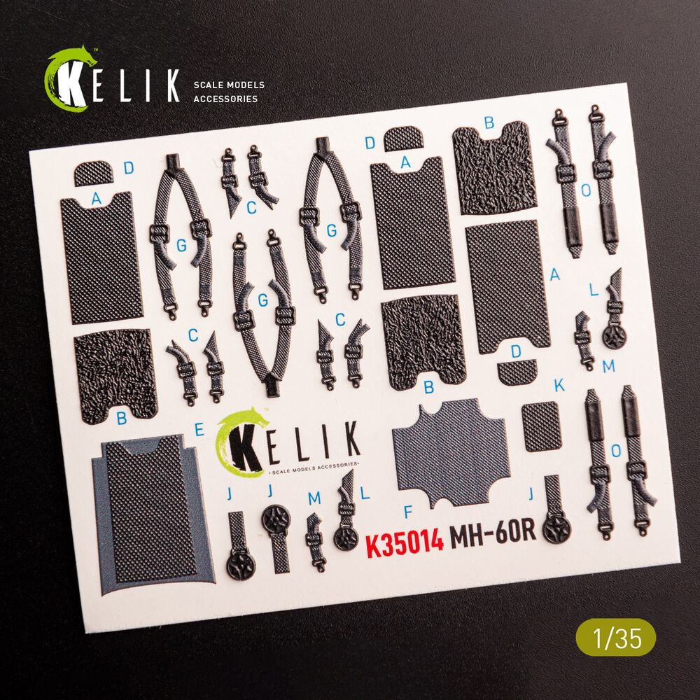 MH-60R interior 3D decals for Kitty Hawk kit