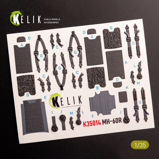 MH-60R interior 3D decals for Kitty Hawk kit