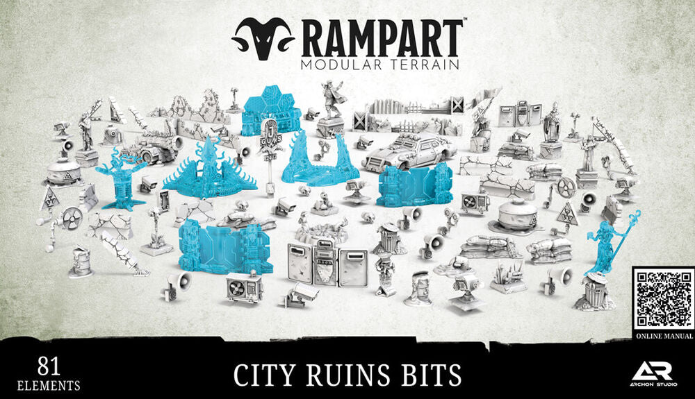 Modular Terrain: CITY RUINS BITS