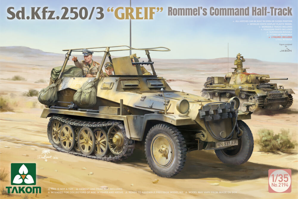 Sd.Kfz. 250/3 GREIF Rommel's Command Half-Track