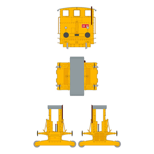 AUTOMOTORE FS 206/207/208 SOGLIOLA RAIL SHUNTER 1/35