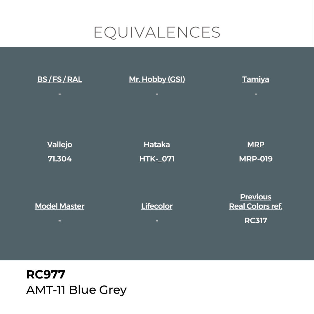Real Colors: AMT-11 Blue Grey 17 ml.
